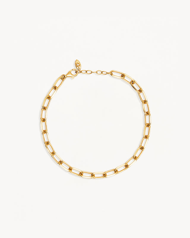 18k Gold Vermeil Fate Link Chain Bracelet