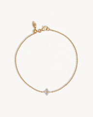 18k Gold Vermeil Crystal Bloom Bracelet