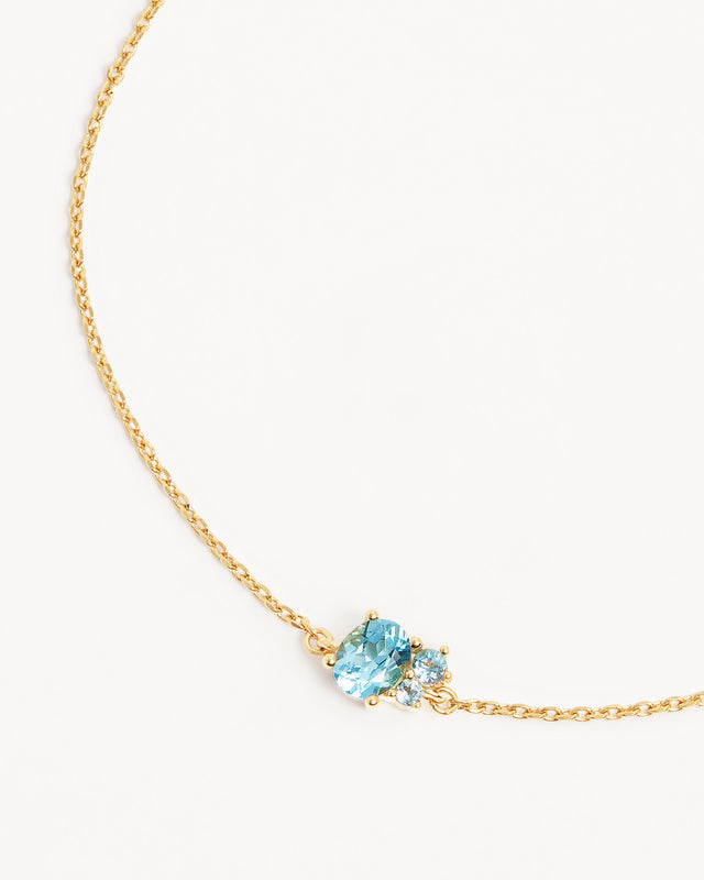 18k Gold Vermeil Kindred Birthstone Bracelet - March
