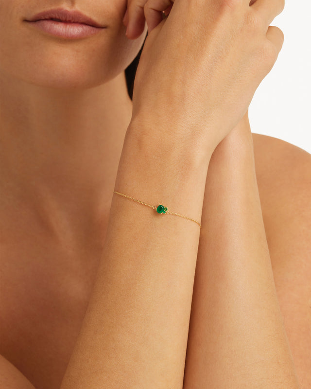 18k Gold Vermeil Kindred Birthstone Bracelet - May