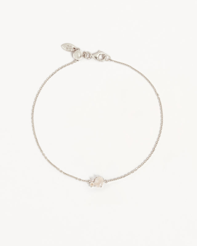 Sterling Silver Kindred Birthstone Bracelet - June