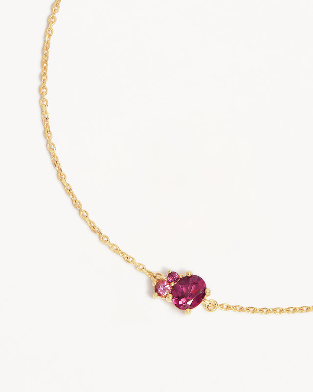 18k Gold Vermeil Kindred Birthstone Bracelet - July