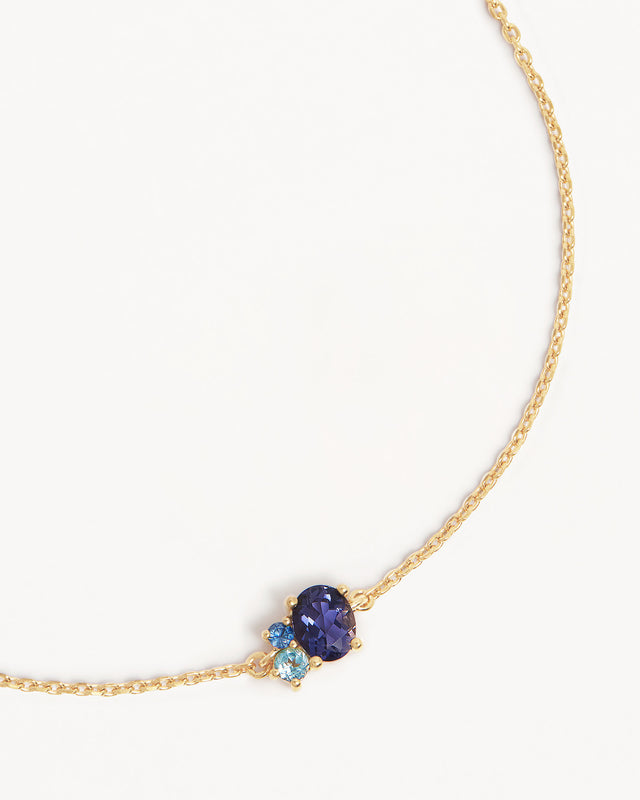 18k Gold Vermeil Kindred Birthstone Bracelet - September