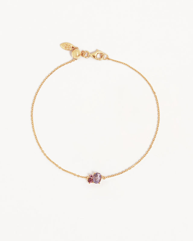 18k Gold Vermeil Kindred Birthstone Bracelet - October