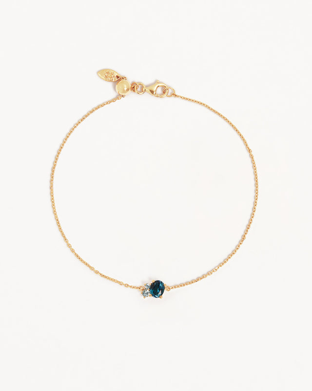 18k Gold Vermeil Kindred Birthstone Bracelet - December