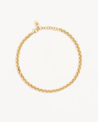 18k Gold Vermeil Belcher Chain Bracelet