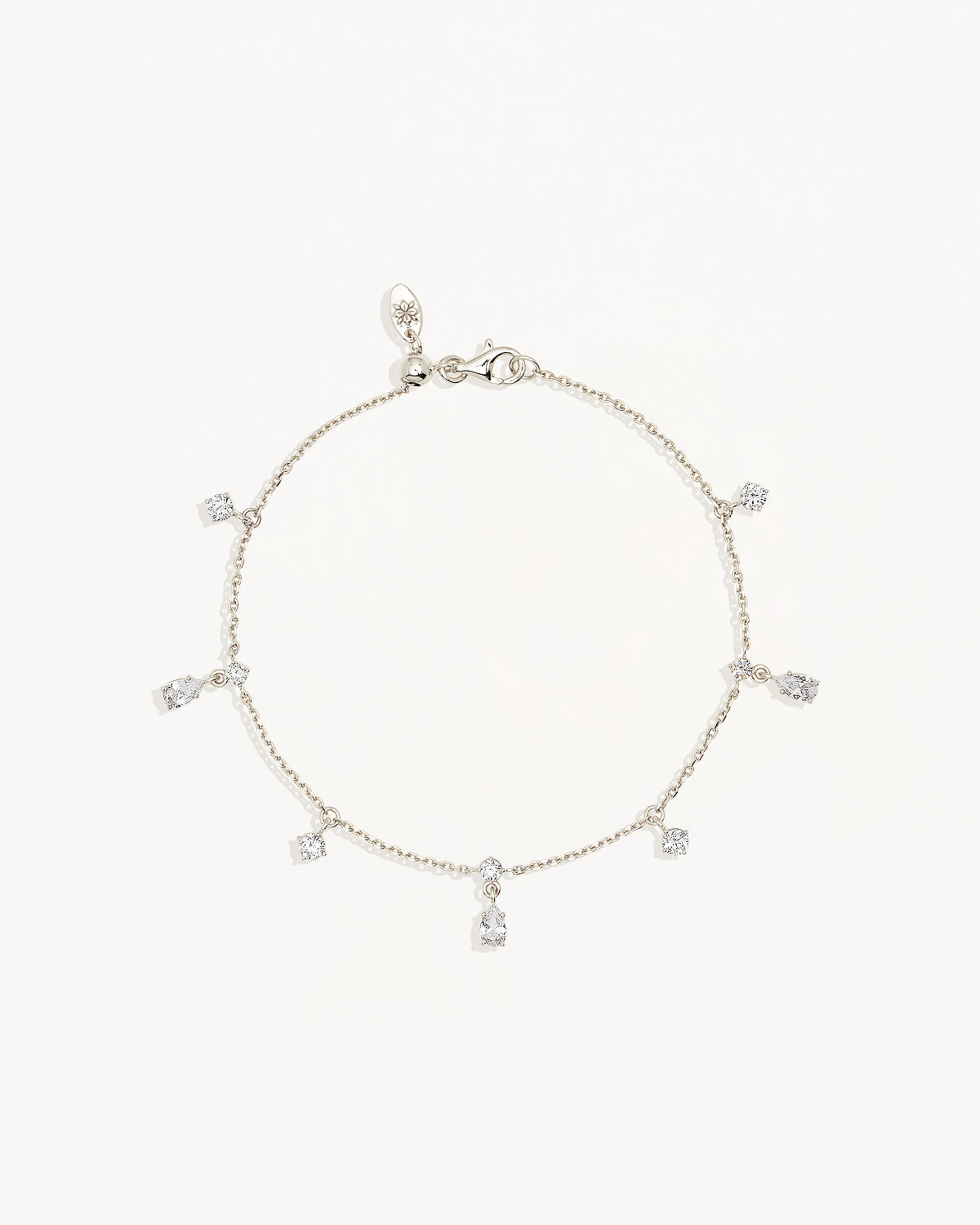 Sterling Silver No Rain, No Flowers Bracelet – by charlotte display picture 2