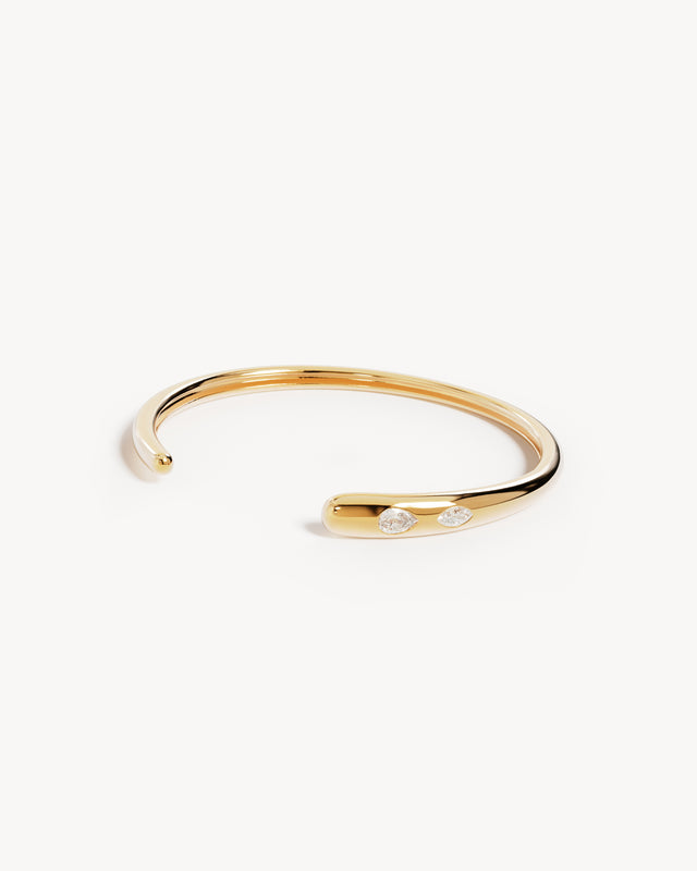 18k Gold Vermeil Dewdrop Cuff