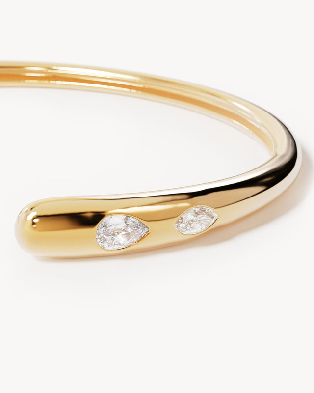 18k Gold Vermeil Dewdrop Cuff