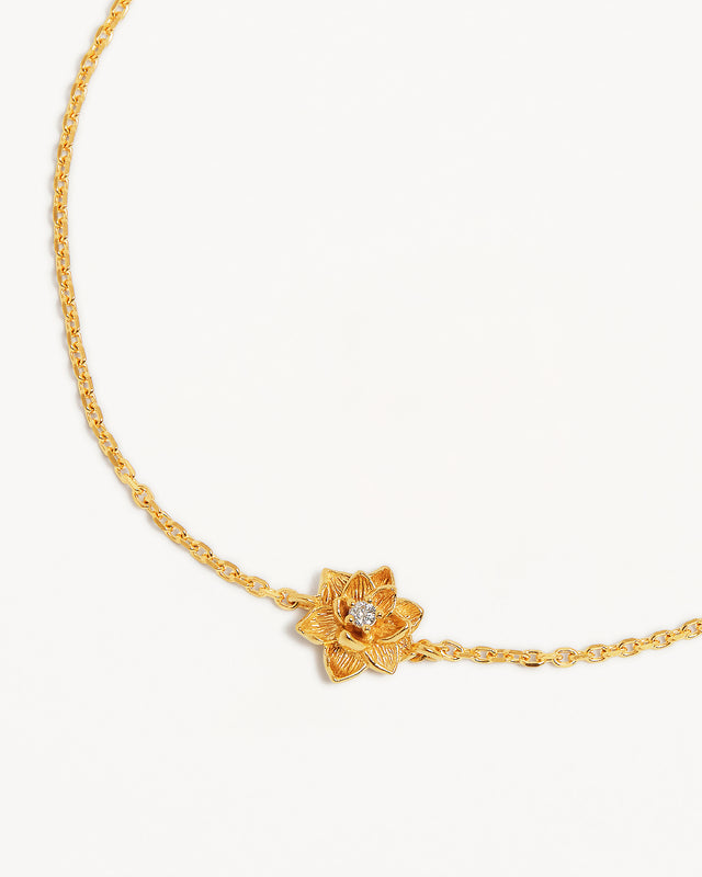 18k Gold Vermeil Bloom Within Lotus Bracelet