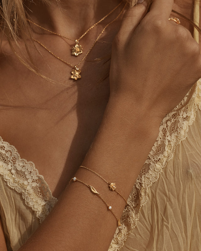 18k Gold Vermeil Bloom Within Lotus Bracelet