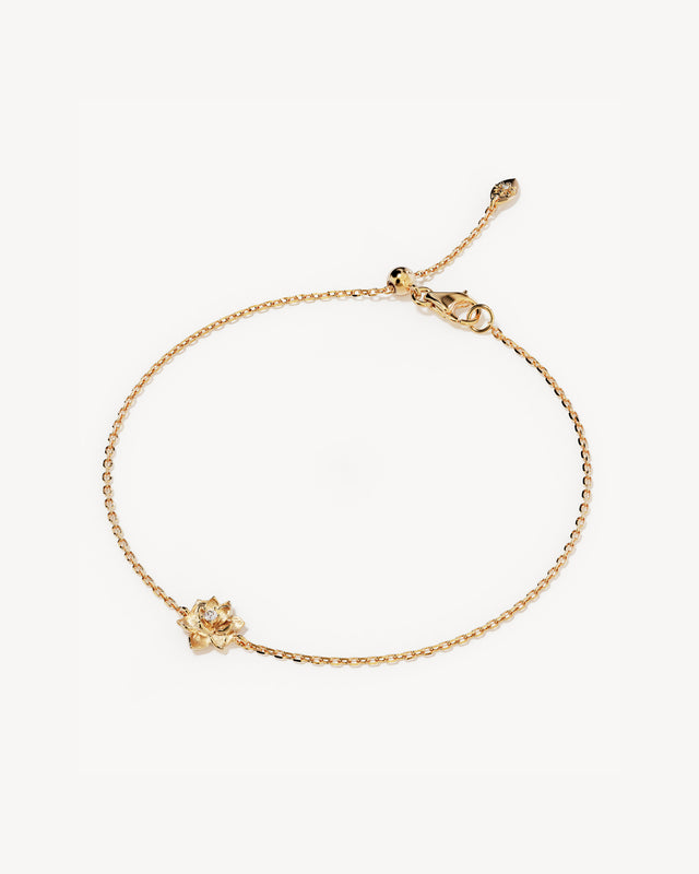 18k Gold Vermeil Bloom Within Lotus Bracelet