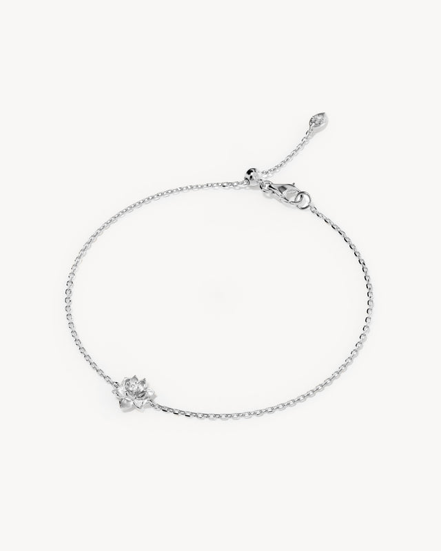 Sterling Silver Bloom Within Lotus Bracelet