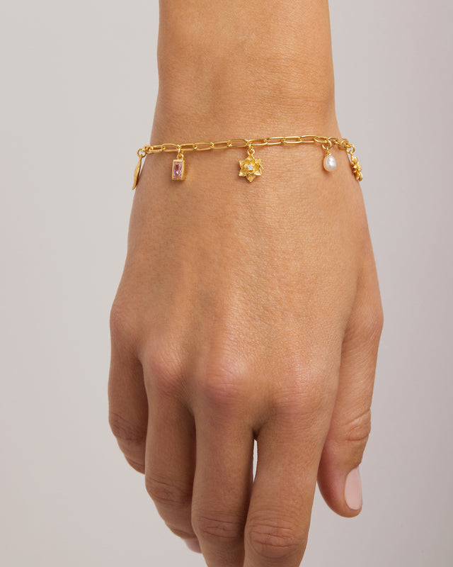 18k Gold Vermeil Bloom With Grace Bracelet