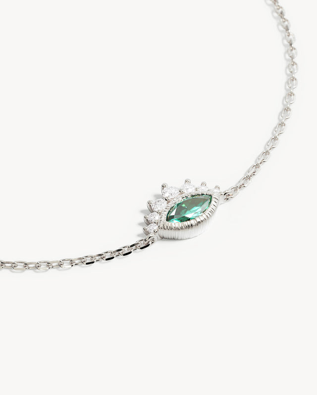 Sterling Silver Hope and Protection Bracelet