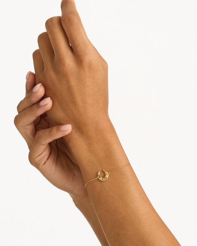 18k Gold Vermeil Lucky Horseshoe Bracelet