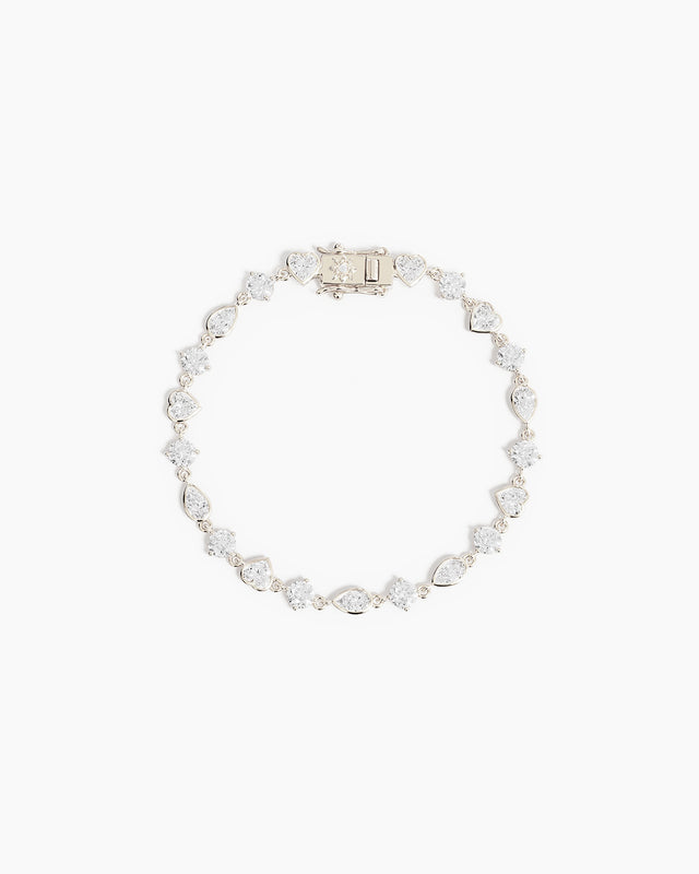 Sterling Silver Dream Lover Tennis Bracelet