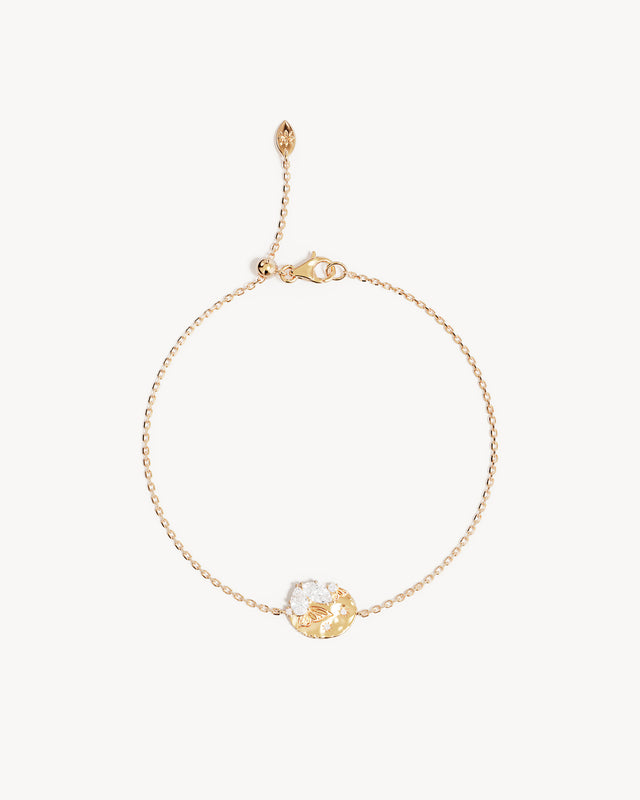 18k Gold Vermeil With Wings I Fly Bracelet