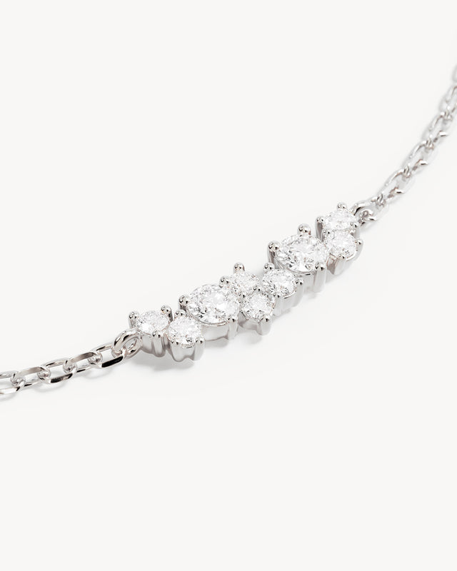 Sterling Silver Crystal Dust Bracelet