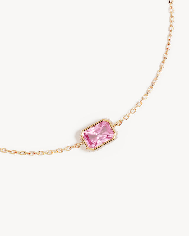 9k Solid Gold Deeply Loved Sapphire Bracelet