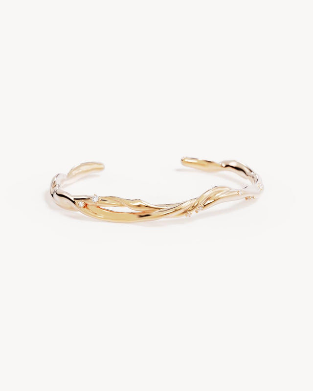 18k Gold Vermeil Dancing Tides Cuff