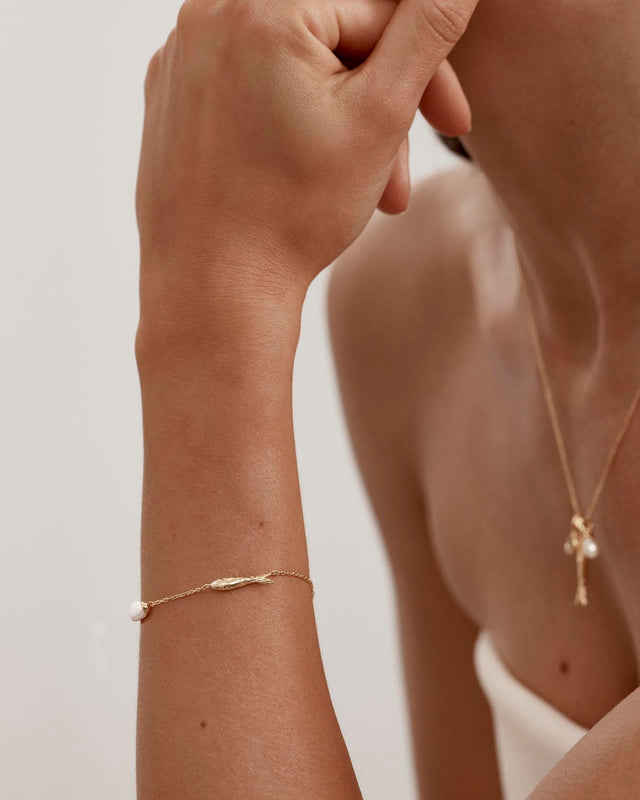 18k Gold Vermeil Wishing Bracelet