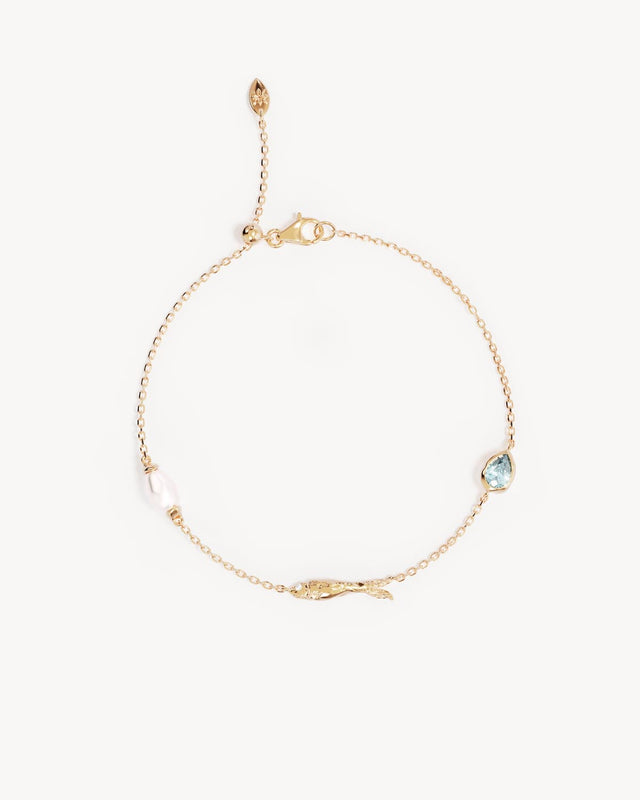 18k Gold Vermeil Wishing Bracelet