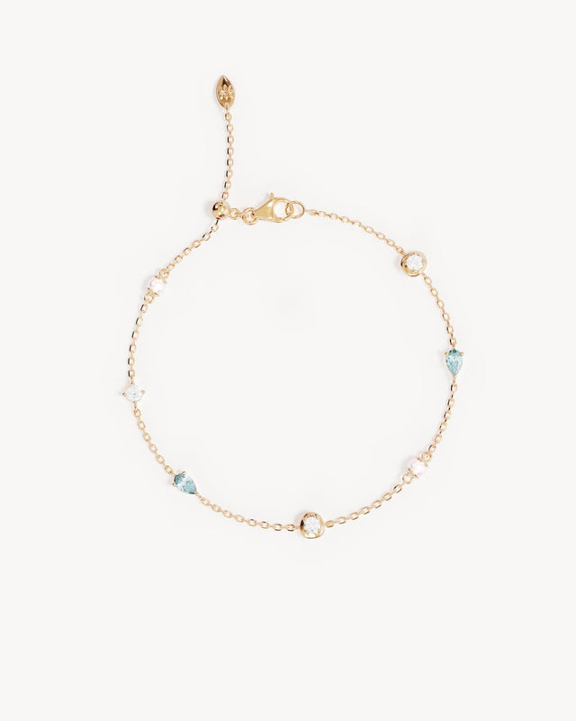 18k Gold Vermeil Breathe in Stillness Bracelet