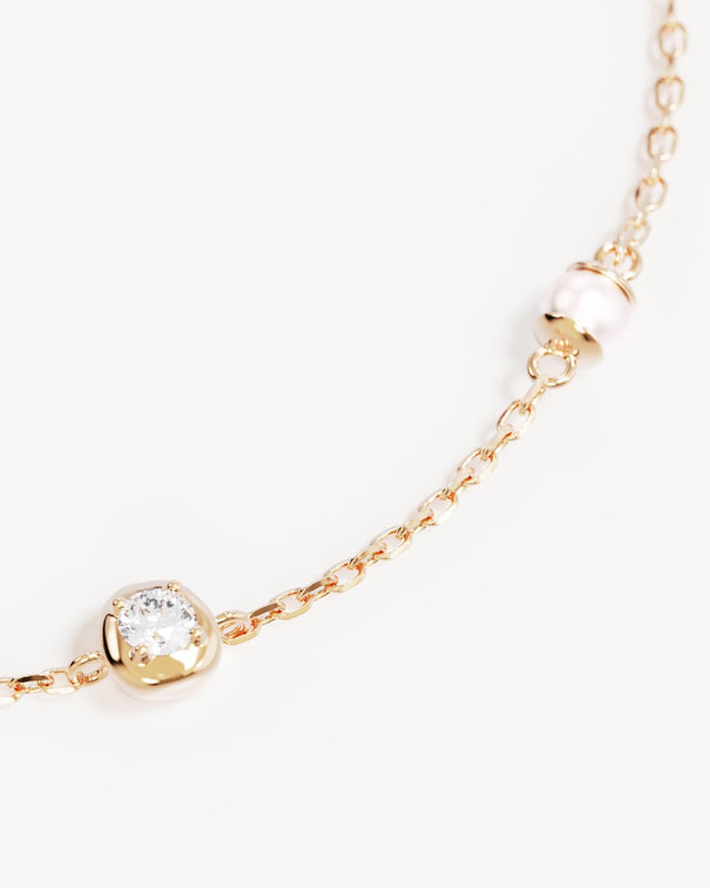 18k Gold Vermeil Breathe in Stillness Bracelet