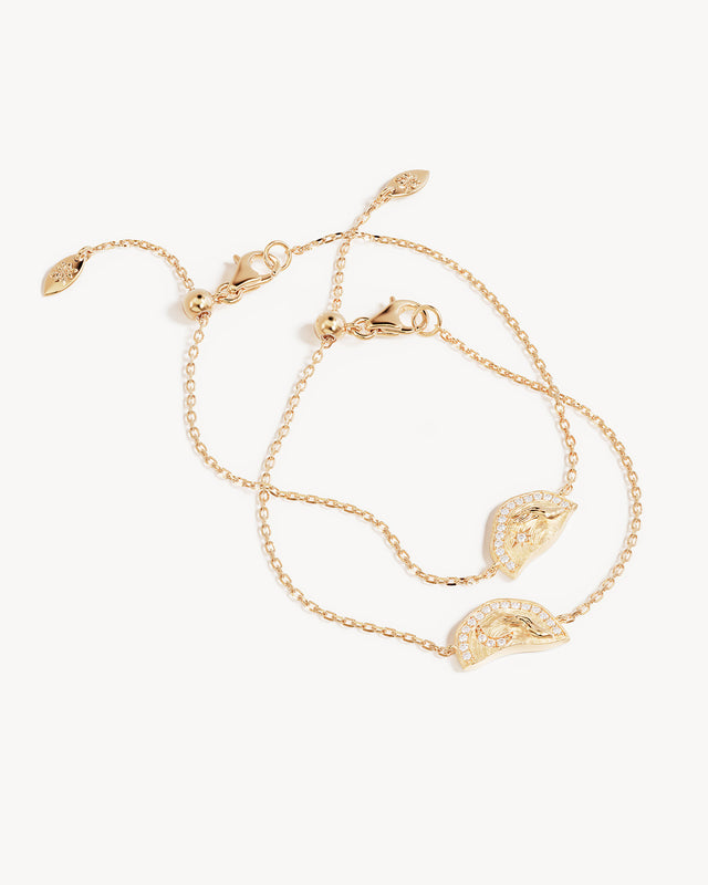18k Gold Vermeil Together We Are Magic Friendship Bracelets