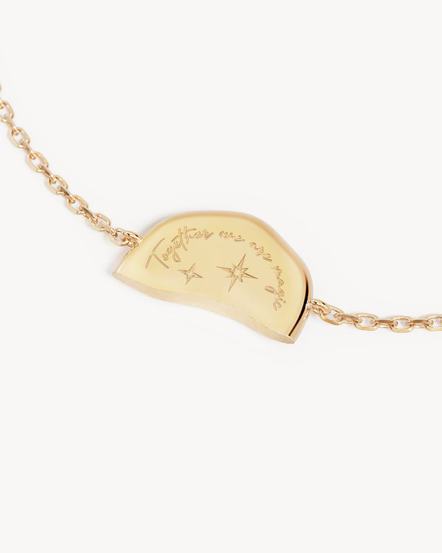 18k Gold Vermeil Together We Are Magic Bracelet - My Moon