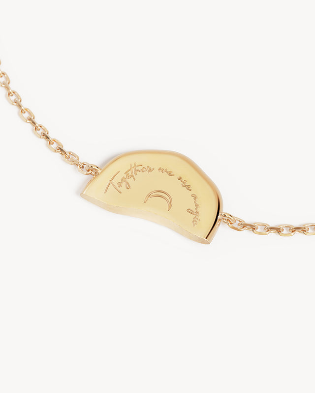 18k Gold Vermeil Together We Are Magic Bracelet - My Stars