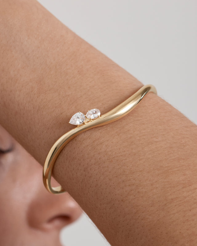 18k Gold Vermeil Celestial Path Cuff