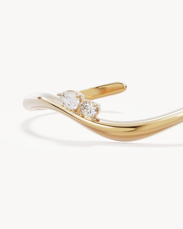 18k Gold Vermeil Celestial Path Cuff