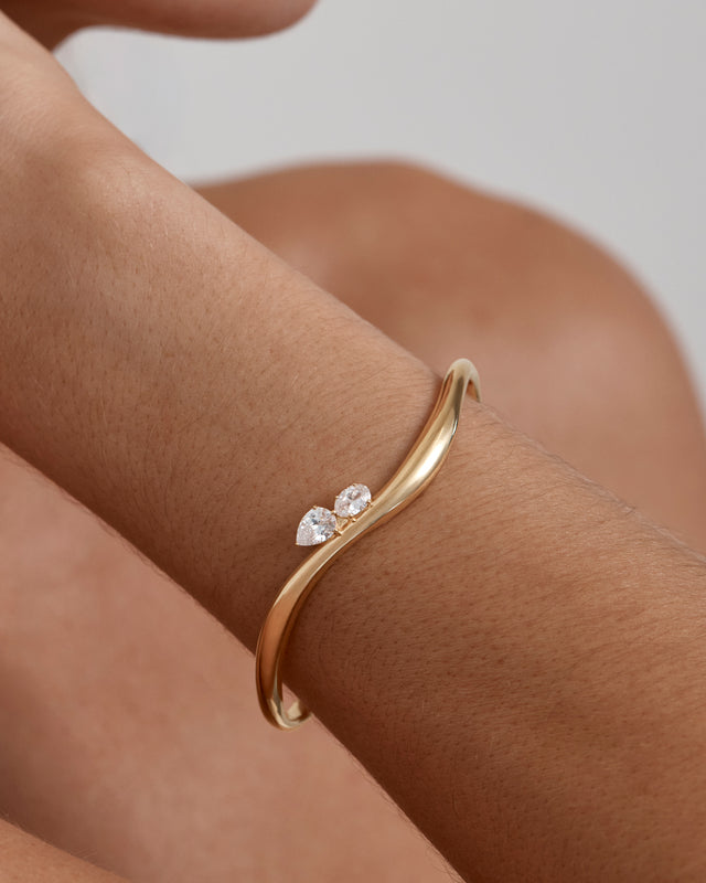18k Gold Vermeil Celestial Path Cuff