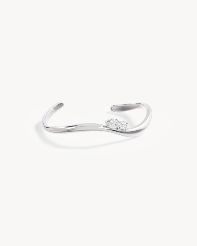 Sterling Silver Celestial Path Cuff