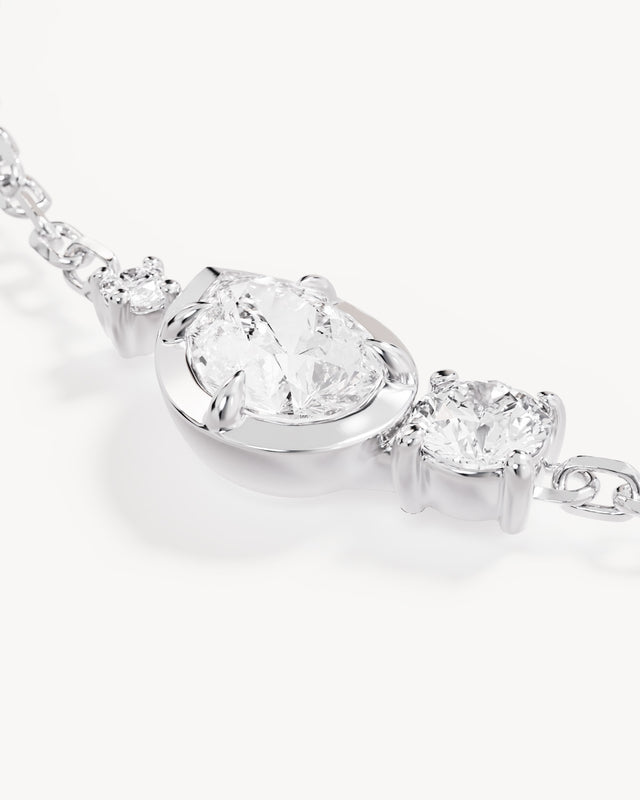 Sterling Silver Quiet Radiance Bracelet