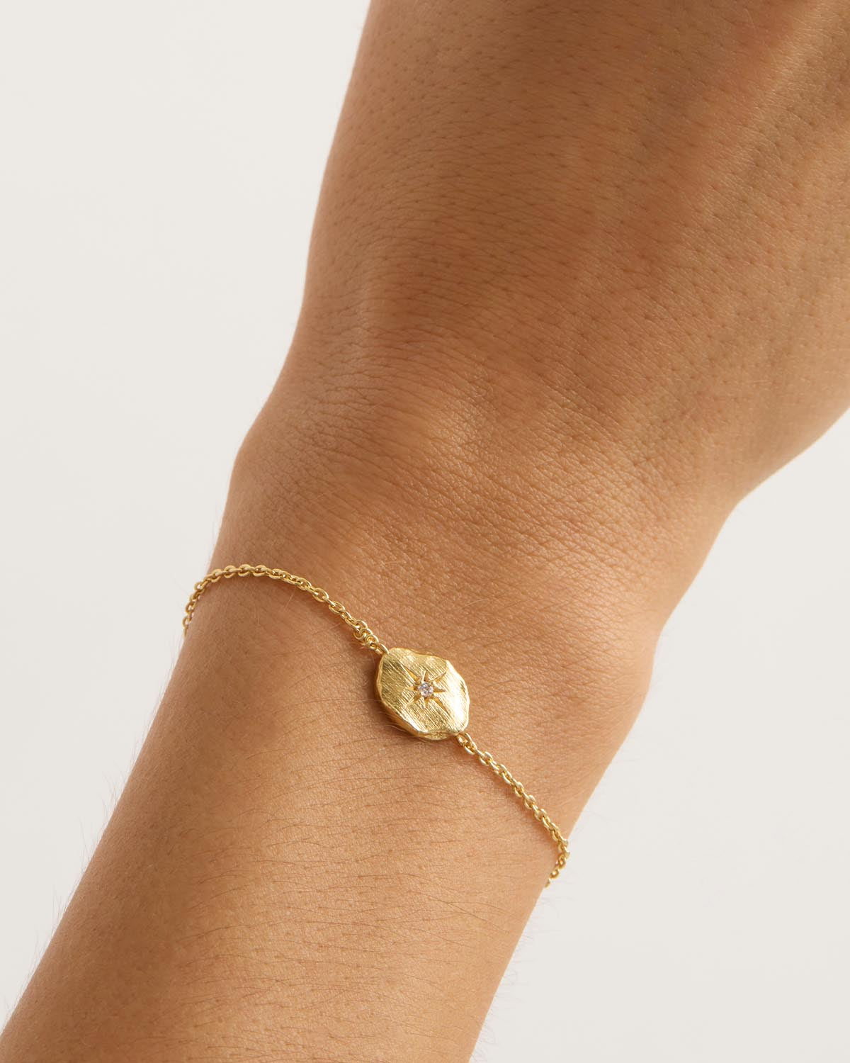 Gold coin deals bracelet 18k