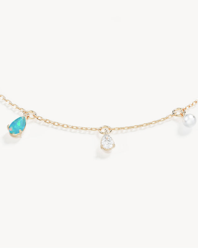 9k Solid Gold Enchanted Light Lab-Grown Diamond Bracelet