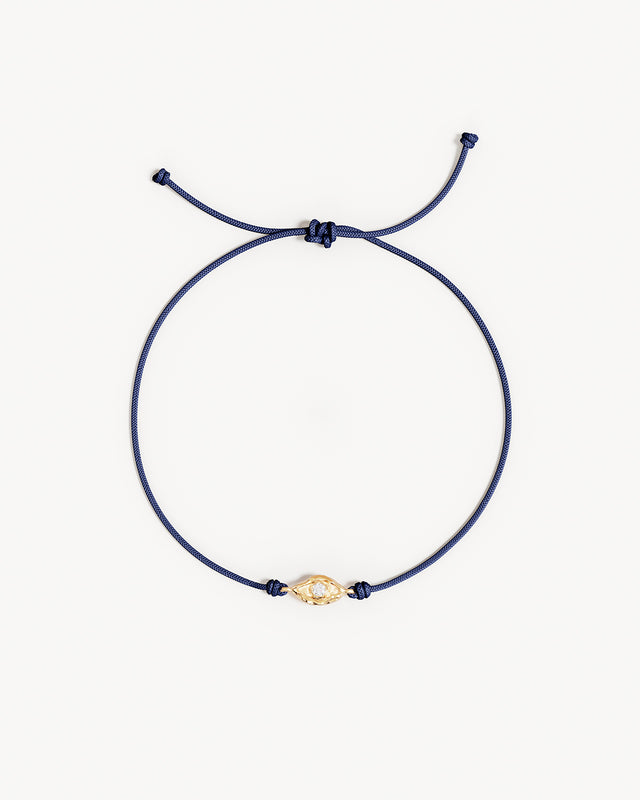 18k Gold Vermeil I Am Protected Cord Bracelet