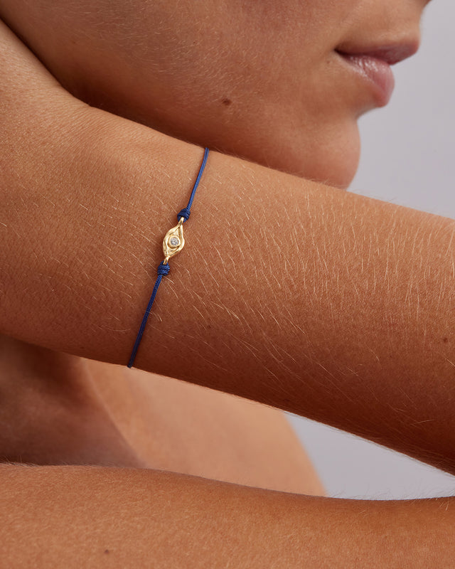 18k Gold Vermeil I Am Protected Cord Bracelet