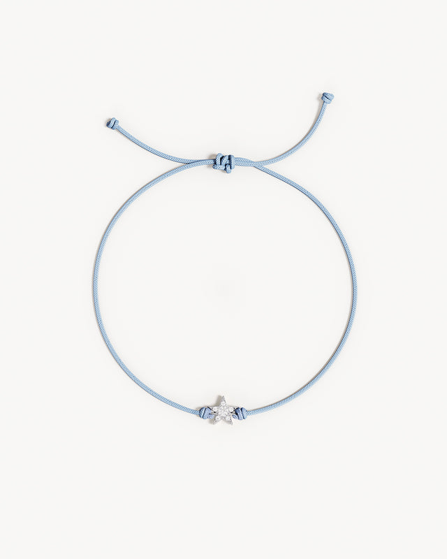 Sterling Silver I Am Infinite Cord Bracelet