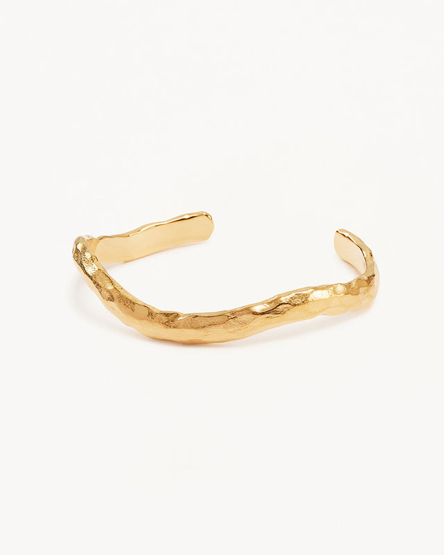 18k Gold Vermeil Horizon Cuff – by charlotte
