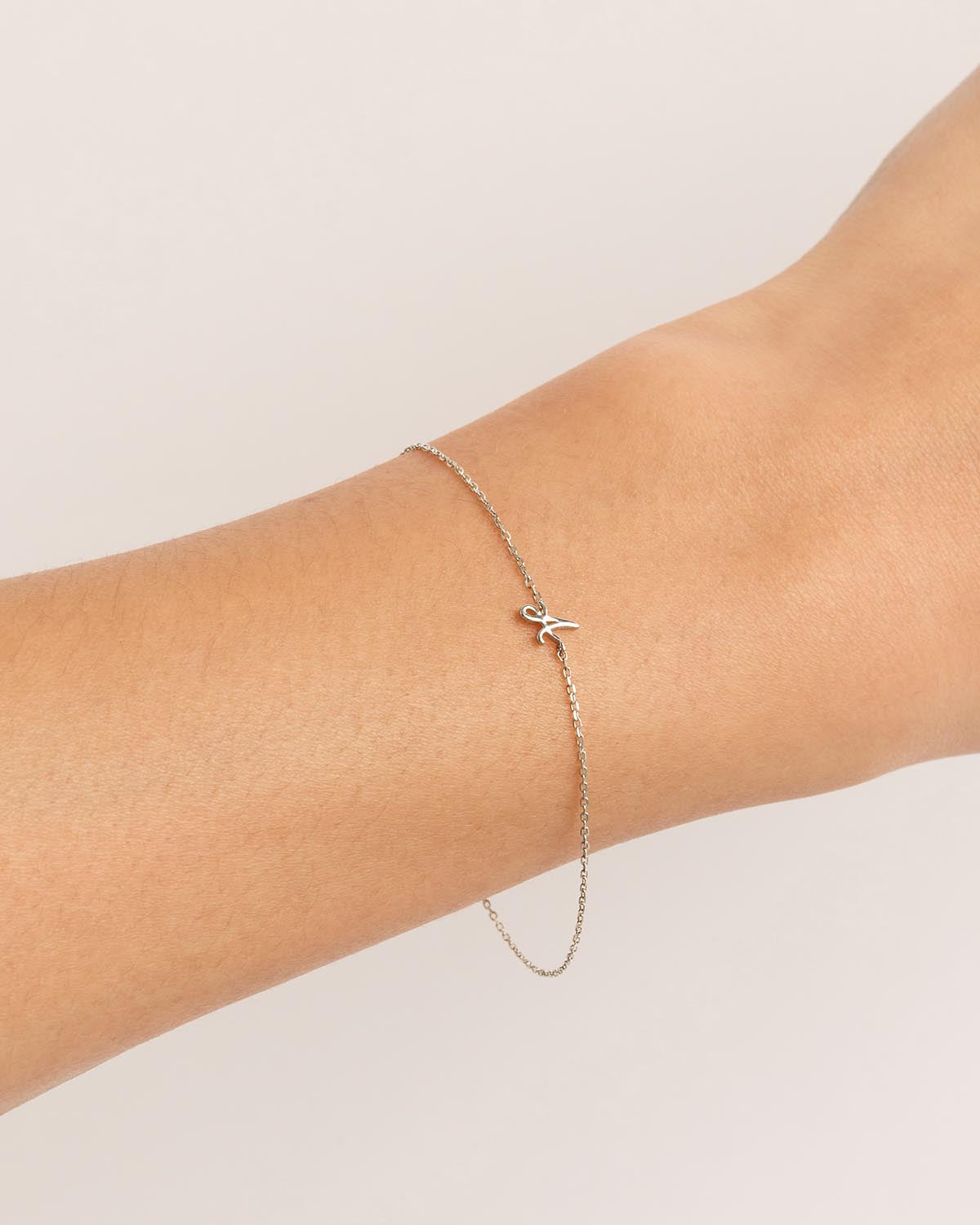 Bracelet with sale a letter