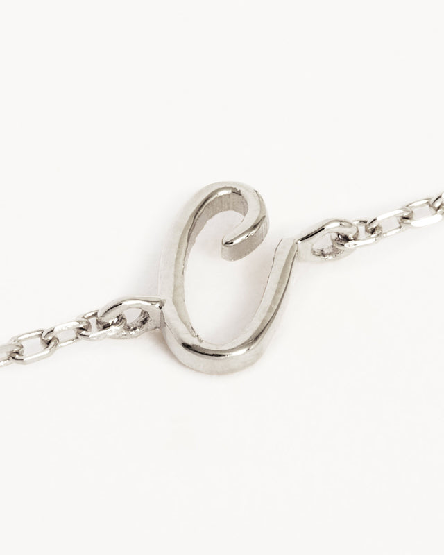 Sterling Silver Love Letter Bracelet