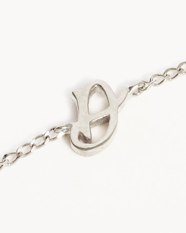 Sterling Silver Love Letter Bracelet