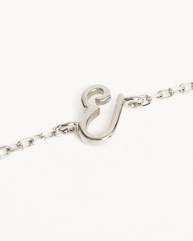 Sterling Silver Love Letter Bracelet