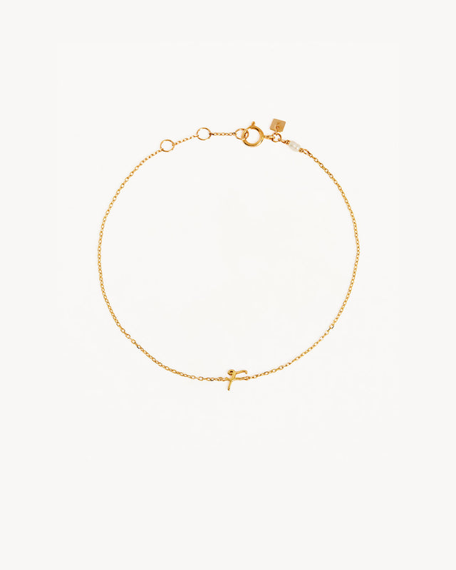 14k Solid Gold Love Letter Bracelet