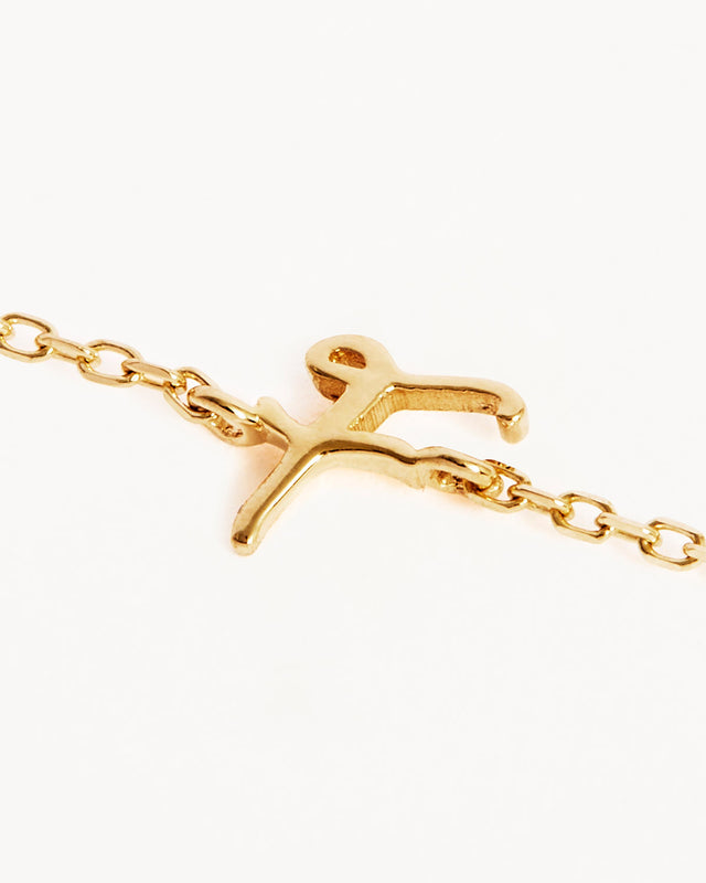 14k Solid Gold Love Letter Bracelet