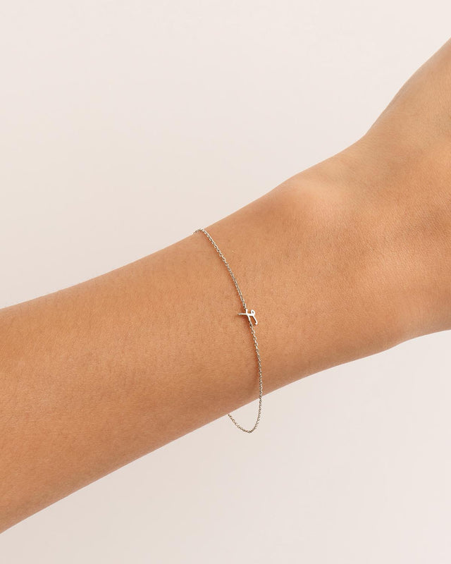 Sterling Silver Love Letter Bracelet